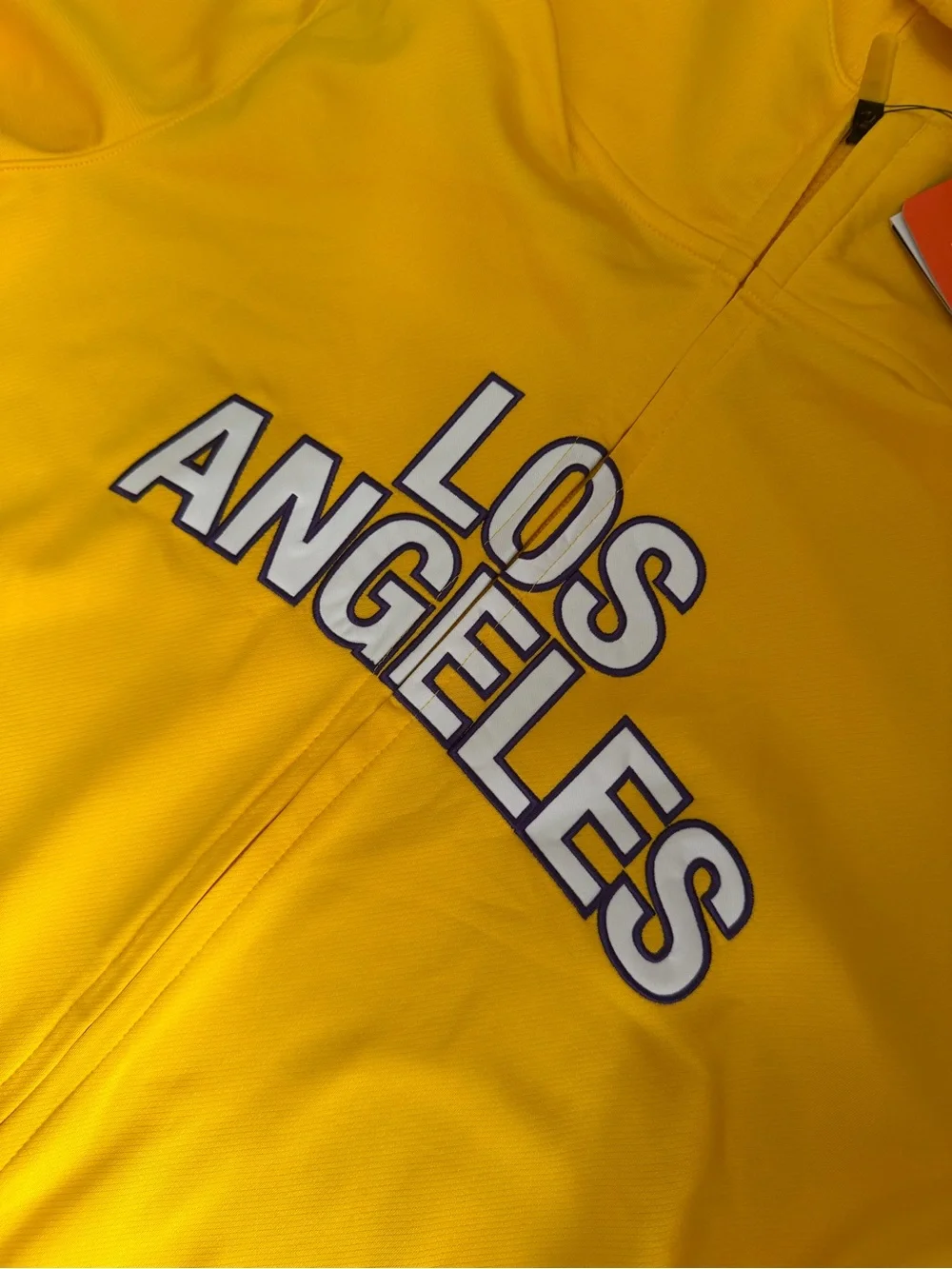 WNBA LOS ANGELES SPARKS NIKE PRACTICE HOODIE Dri-fit Yellow SIZE L TALL NEW
